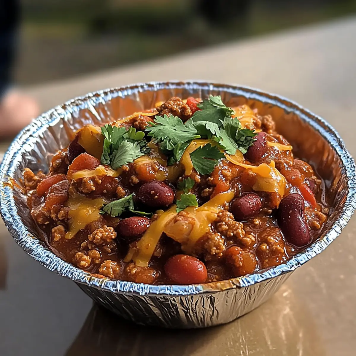 Lagerfeuer-Chili im Beutel