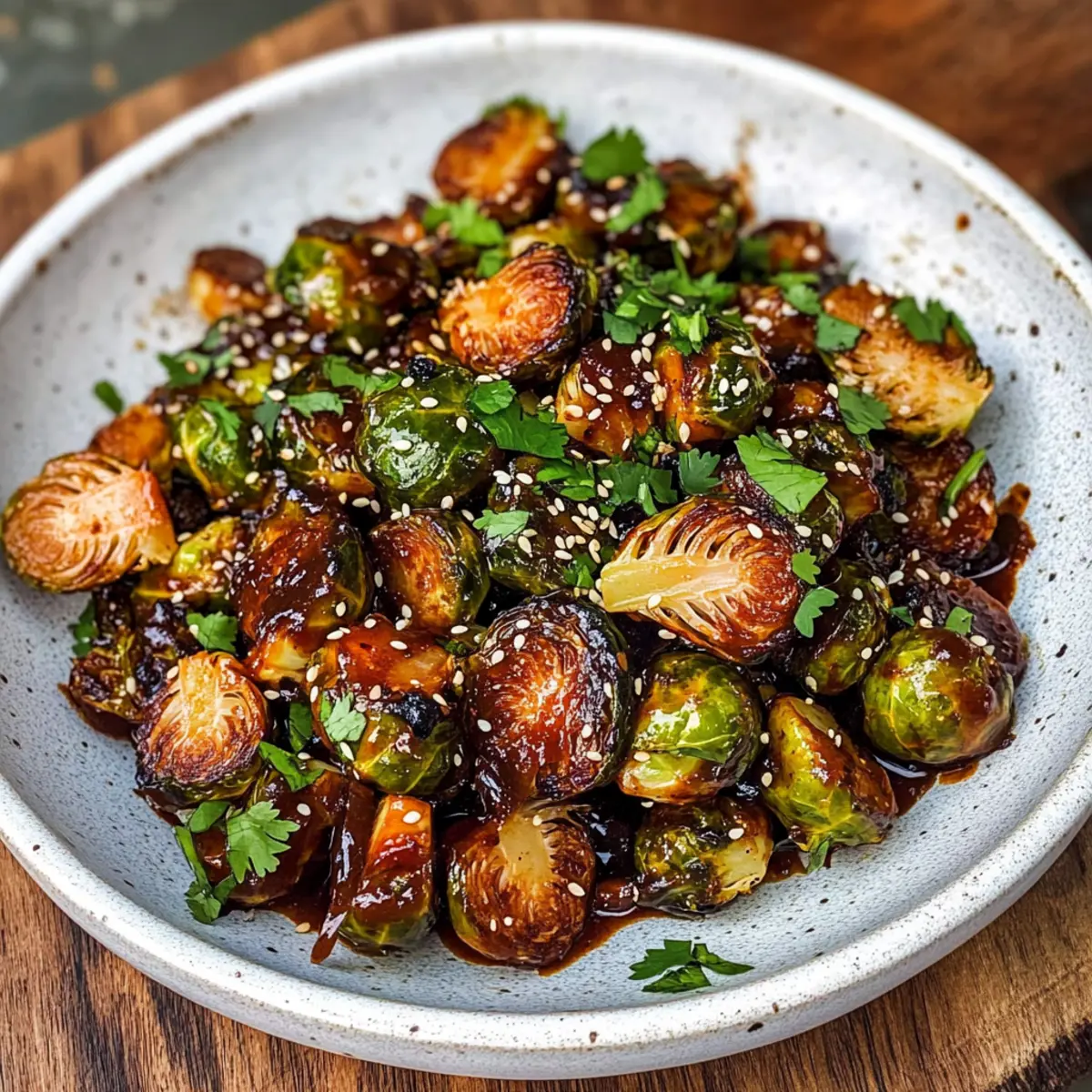 Knusprige Asiatische BBQ Rosenkohl