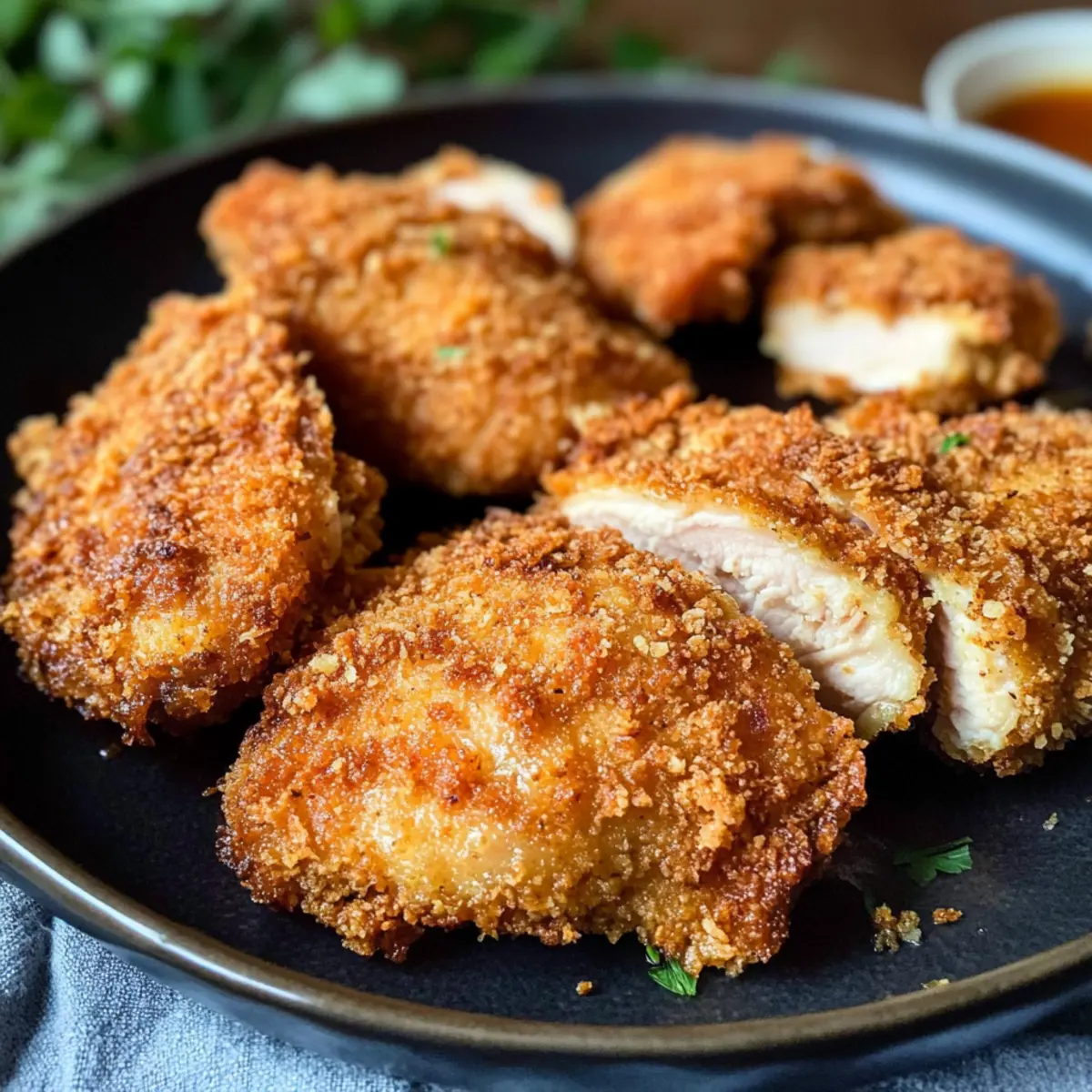 Südliche gesunde frittierte Hähnchen