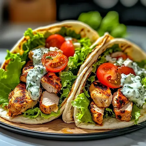 Hähnchen Gyros