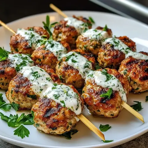 Hähnchen-Kofta-Knoblauch-Joghurtsauce