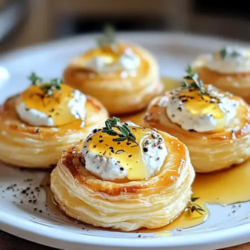 Ziegenkäse und Honig Häppchen