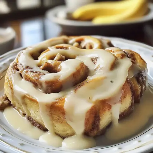 Hausgemachte Bananen-Zimt-Schnecken