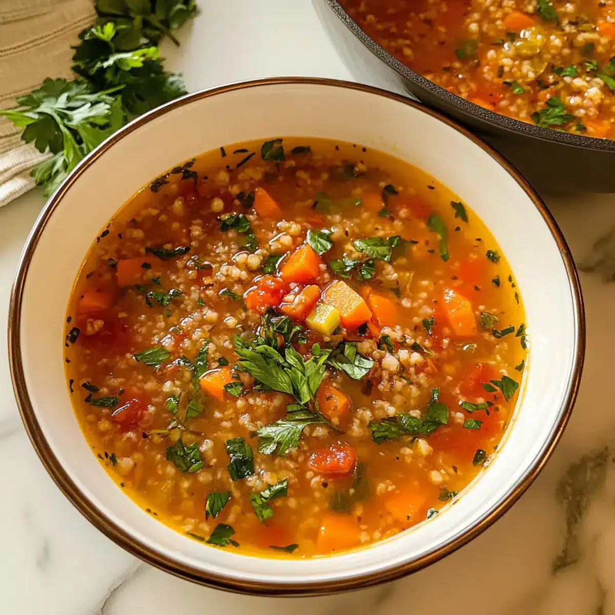 Bulgur Suppe