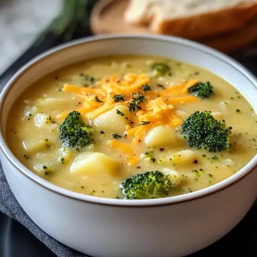 Brokkoli Kartoffel Käse Suppe