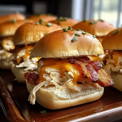 Hühnchen Bacon Ranch Slider
