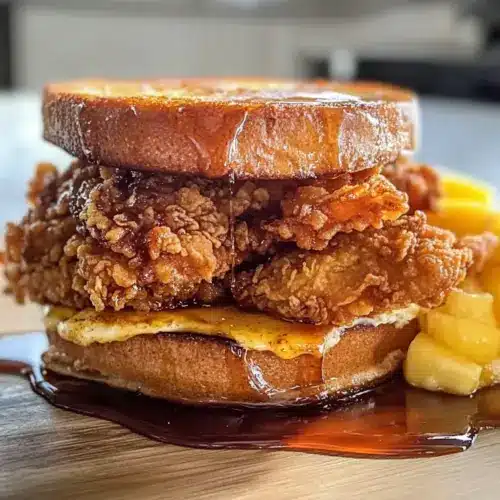 French Toast Fried Chicken Sandwich