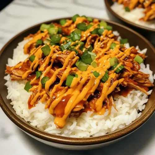 Koreanische Hähnchen-Reisbällchen