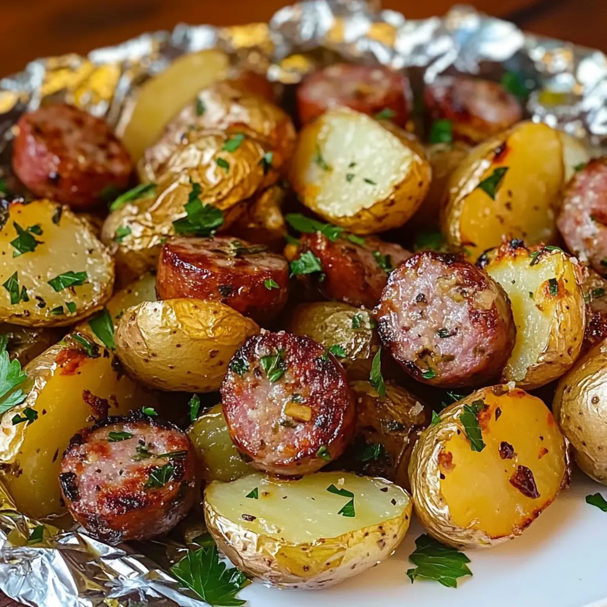 Wurst & Kartoffel Folienpacket