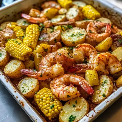 Kreolische Knoblauchbutter-Garnelenkochung