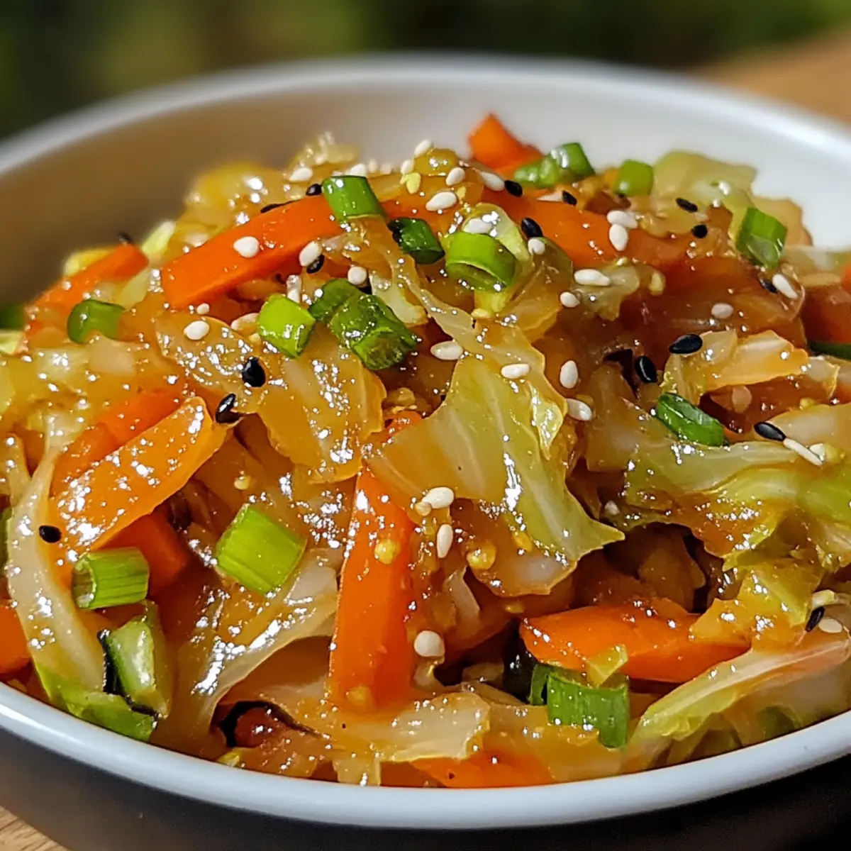 Asiatische Kohlpfanne