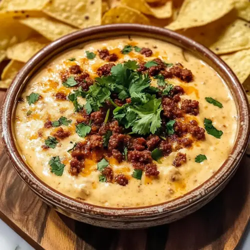 Klassisches Chorizo Queso Dip