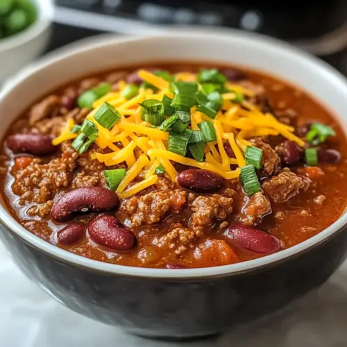Crockpot Chili Zutaten: - 500g Rinderhackfleisch - 1 Zwiebel, gewürfelt - 2 Knoblauchzehen, gehackt - 1 rote Paprika, gewürfelt - 1 grüne Paprika, gewürfelt - 2 Dosen (je 400g) gehackte Tomaten - 1 Dose (400g) Kidneybohnen, abgetropft und gespült - 1 Dose (400g) schwarze Bohnen, abgetropft und gespült - 1 Esslöffel Chili-Pulver - 1 Teelöffel Kreuzkümmel - Salz und Pfeffer nach Geschmack Anleitung: 1. In einer Pfanne das Rinderhackfleisch anbraten, bis es braun ist. Abtropfen lassen. 2. Alle Zutaten in einen Crockpot geben, das gebratene Hackfleisch hinzufügen. 3. Gut umrühren und 6-8 Stunden auf niedriger Stufe oder 4-6 Stunden auf hoher Stufe kochen. 4. Nach Belieben servieren, z.B. mit Käse, Sauerrahm oder Frischkäse.