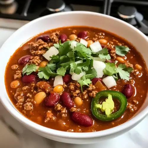 Leckere würzige Crockpot-Chili