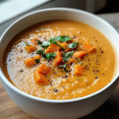 Italienische Süßkartoffelsuppe