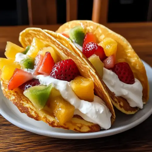 Crispy Pancake Tacos Krosse Pfannkuchen Tacos