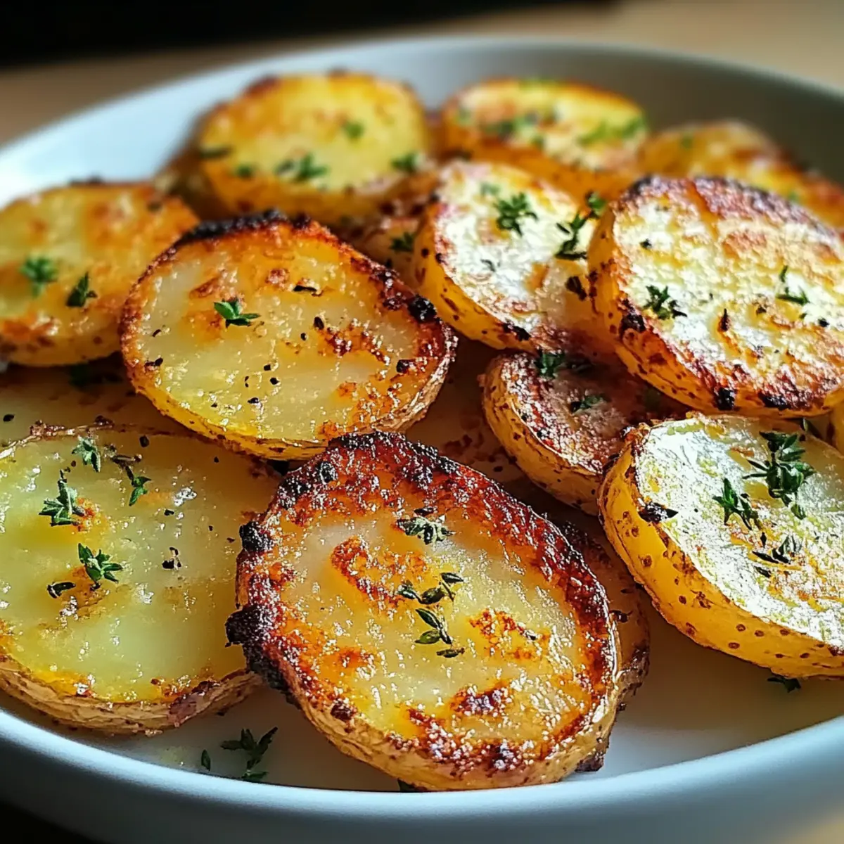 Krosse geschnittene Kartoffeln