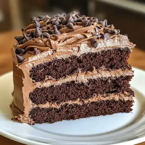 Doppelschicht-Schokoladen-Fudge-Kuchen