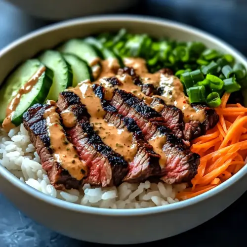 Koreanisches BBQ Steak Schalen