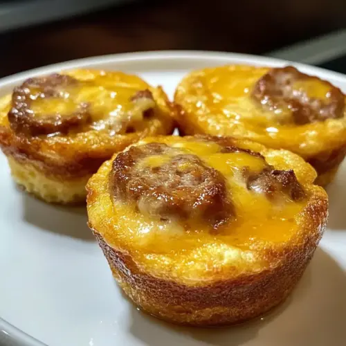 McGriddle Bites Rezept Zutaten: - 1 Tasse Mehl - 1 Esslöffel Zucker - 1 Teelöffel Backpulver - 1/2 Teelöffel Natron - 1/4 Teelöffel Salz - 1/2 Tasse Milch - 1 großes Ei - 2 Esslöffel geschmolzene Butter - 1/2 Tasse gewürfeltem Frühstücksspeck - 1/2 Tasse Käse, gerieben - 1/4 Tasse Ahornsirup Anleitung: 1. Ofen auf 190°C vorheizen. 2. In einer Schüssel Mehl, Zucker, Backpulver, Natron und Salz vermengen. 3. In einer anderen Schüssel Milch, Ei und geschmolzene Butter gut verrühren. 4. Die flüssigen Zutaten zu den trockenen Zutaten hinzufügen und vermengen. 5. Frühstücksspeck und Käse unterheben. 6. Den Teig in eine gefettete Muffinform geben. 7. Etwas Ahornsirup über den Teig geben. 8. 15-20 Minuten backen, bis sie goldbraun sind. 9. Aus dem Ofen nehmen und abkühlen lassen.