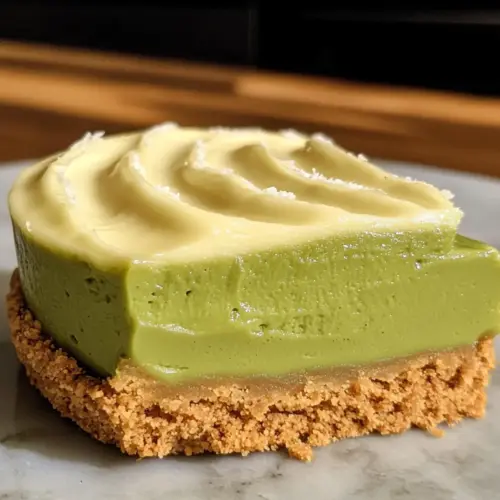 Keine-Backen Matcha Kokosnuss Creme Tart