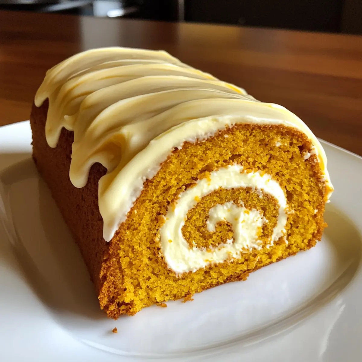 Gewürzter Kürbis-Rollen mit Frischkäse-Frosting