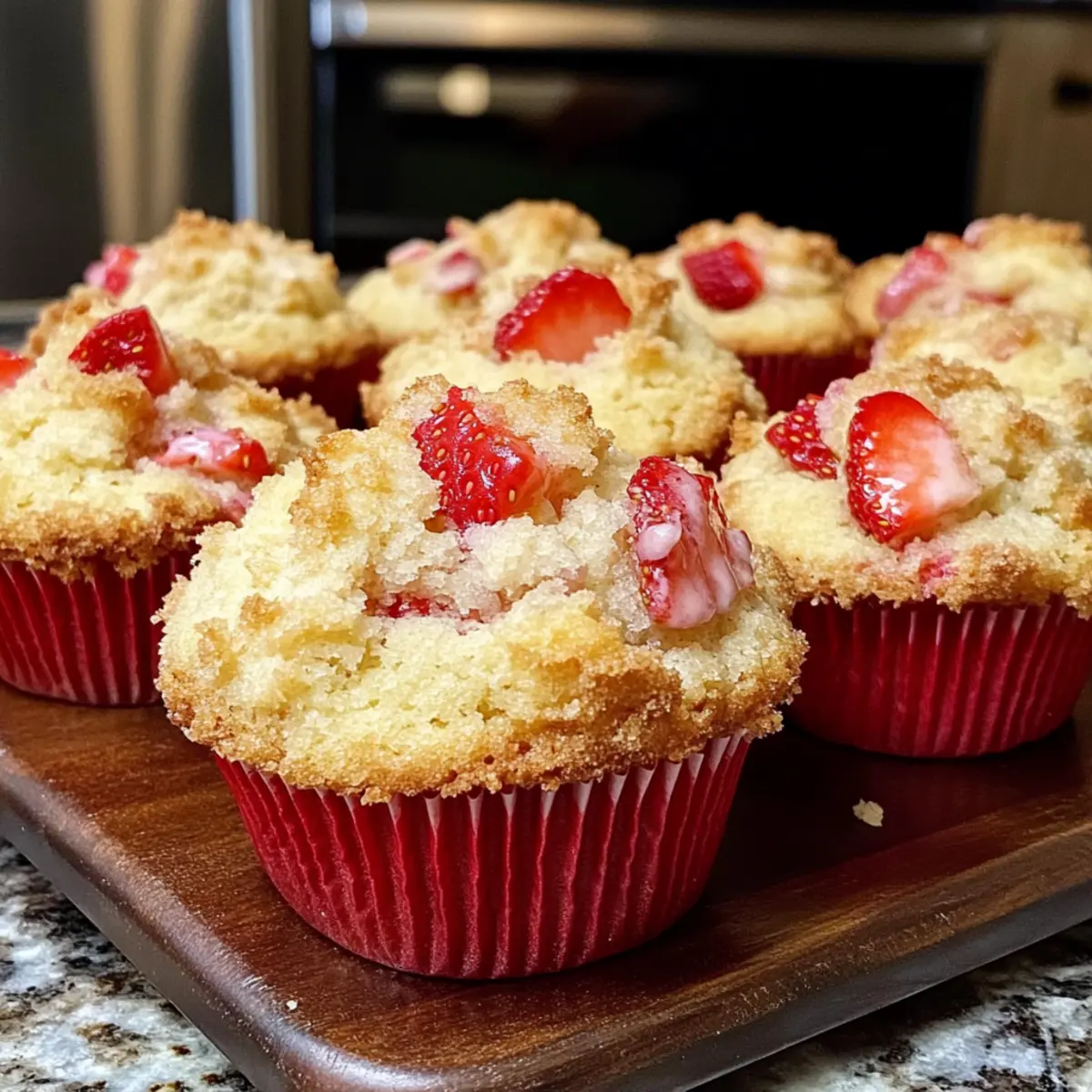 Erdbeerkuchen Muffins