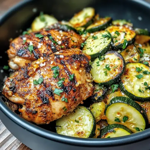 Asado Hähnchen mit Zitronen-Zucchini-Sautée