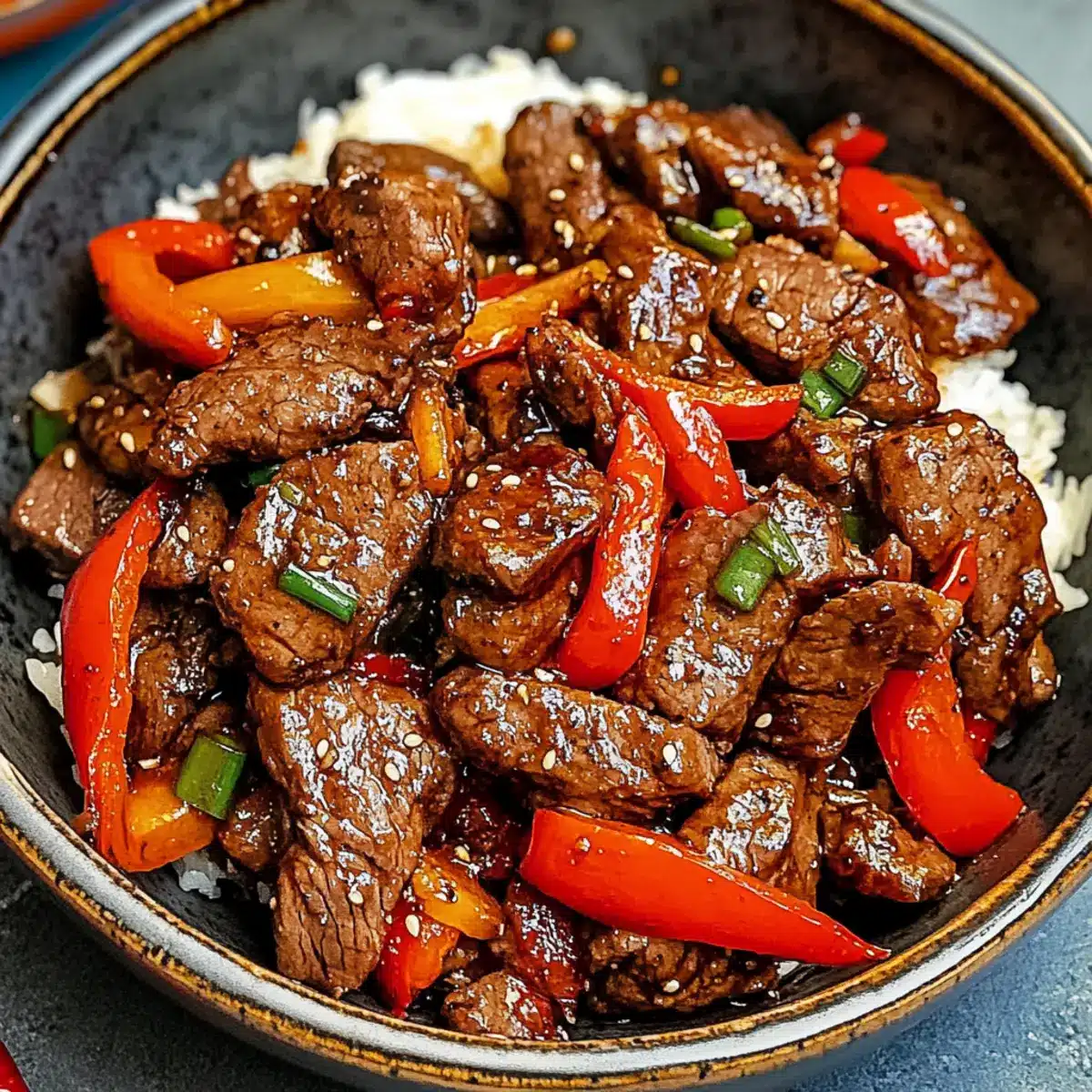 Schwarzer Pfeffer Rindfleisch Pfanne