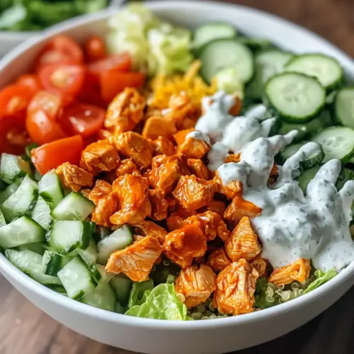 Buffalo-Hühnchen-Protein-Bowl