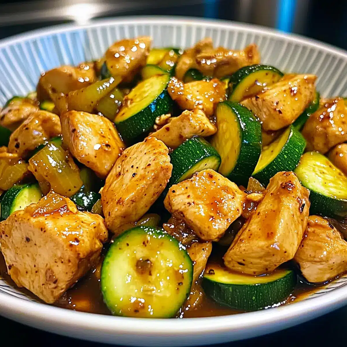 Hühnchen Zucchini Pfanne